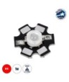 GloboStar® 73746 High Power Star LED - Υψηλής Ισχύος Star LED 1W DC 3.2V Κόκκινο Φ2 x Υ0.6cm - 2 Χρόνια Εγγύηση
